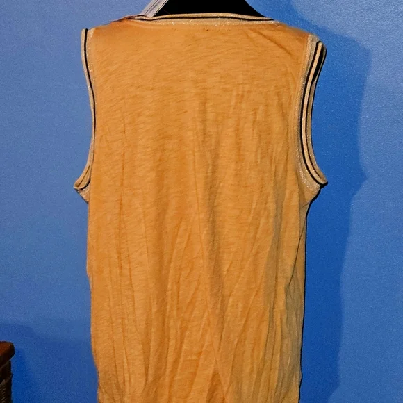 NWT Democracy V-Neck Tie Tank Top - Picture 5 of 5